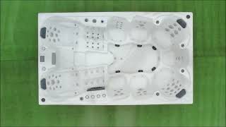 Grand Odyssey Hot Tub | Tidal Wave Spas Full Dry Walkaround