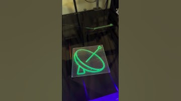 Nerd Alert! Glowing PETG In Clear tutorial coming soon.. @Polymaker #3dprinting #petg #clear