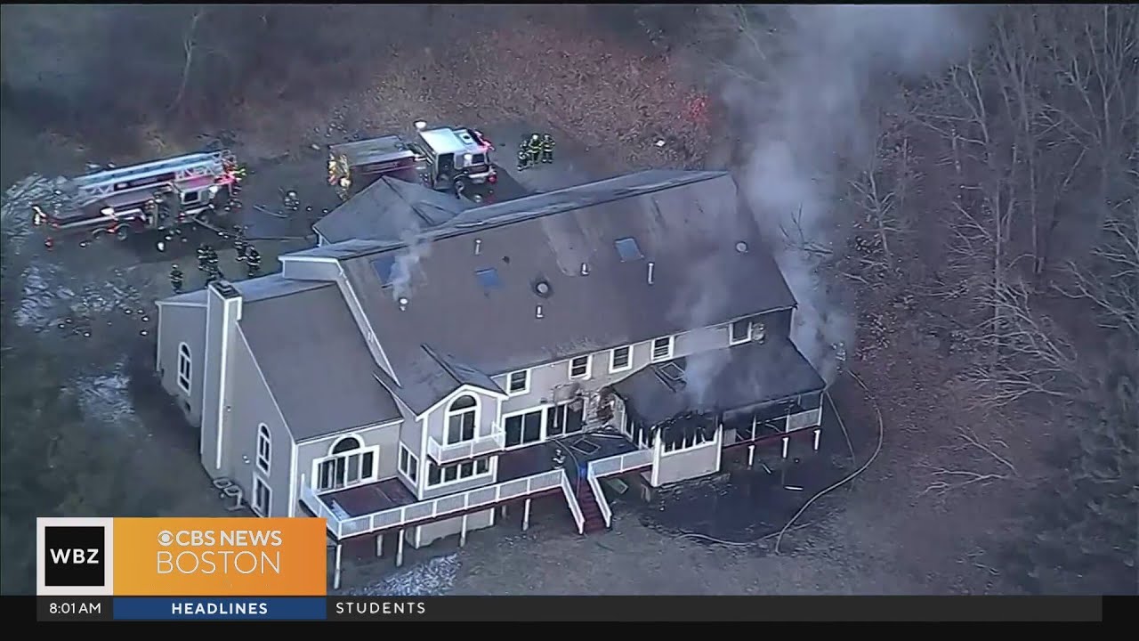 Large home in Sudbury damaged in early morning fire - YouTube