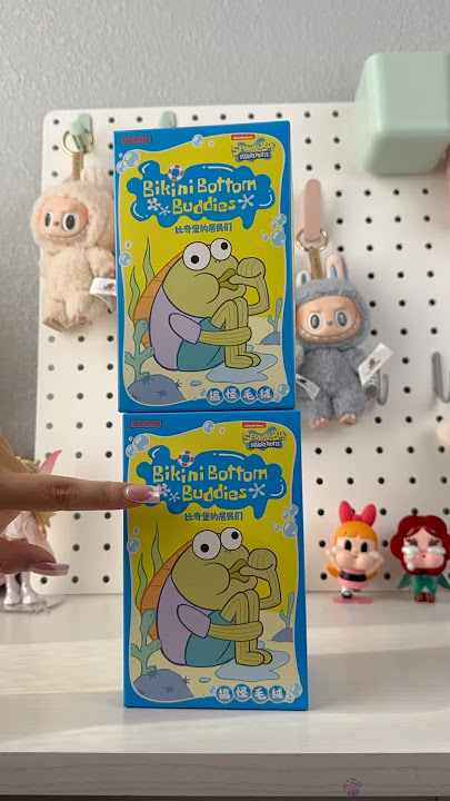 Bikini bottom buddies💗🧽 #popmartunboxing #spongebob
