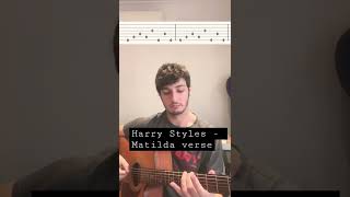 Harry Styles - Matilda verse guitar lesson