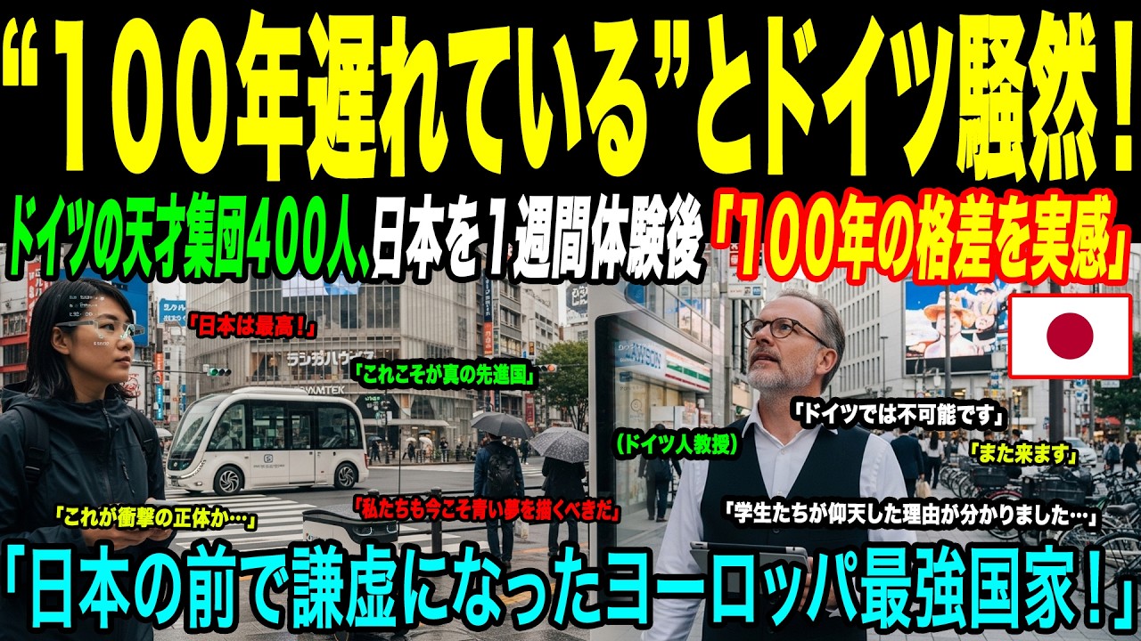 【海外感動秘話】「ドイツは１９世紀、日本は２２世紀」ドイツ連邦経済省副大臣が成田空港到着３分で祖国ドイツの敗北を認めた理由