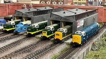Ottersgrove N gauge Running session 4/7/2022: Deltic Gala