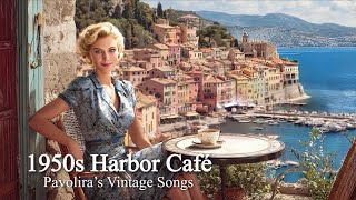 Nostalgic 1950s Harbor Caf  Pavoliras Vintage 