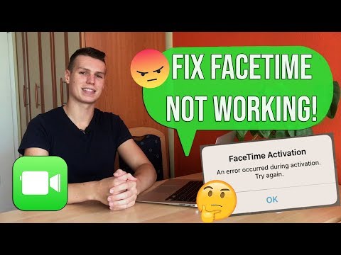 HOW TO FIX FACETIME NOT WORKING! (ACTIVATION, BLACK SCREEN, POOR CONNECTION)!