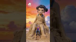 Jinu turned Rumi into a sand sculpture! 🗿2| Kpop Demon Hunters