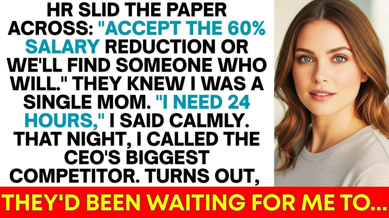 HR Told Me To Accept The 60% Pay Cut Or Leave - Then I Made One Phone Call That Changed