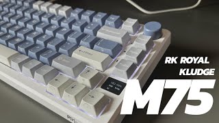 【ASMR】RK ROYAL KLUDGE M75 Keyboard タイピング音 (黄軸)