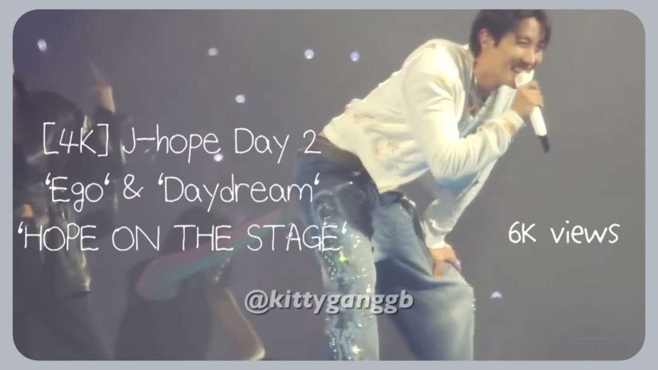 [4K Full] 250301 J-hope 'Ego & Daydream' - Day2 'HOPE ON THE STAGE' Tour in SEOUL | Fancam