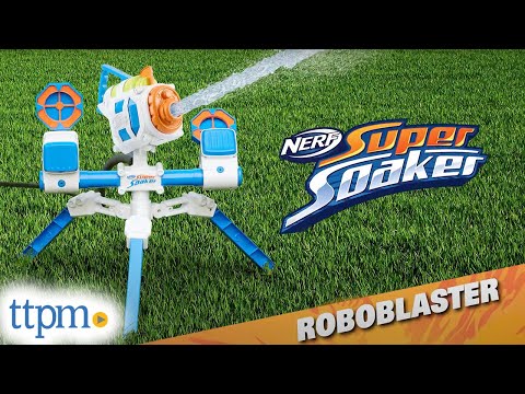 NERF Super Soaker RoboBlaster from WowWee Review!