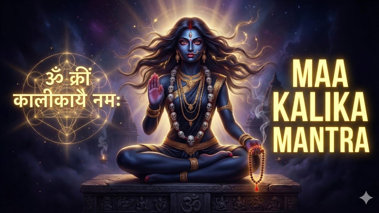 108 : OM KRIM KALIKAYAI NAMAH | MAA KALI POWERFUL MANTRA JAAP | REMOVE NEGATIVE ENERGY | MEDITATION