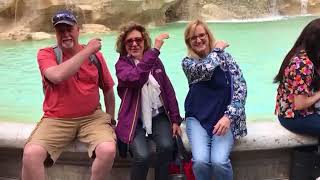 Throwing Coins in the Trevi Fountain