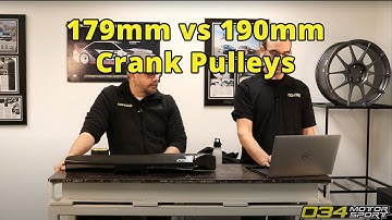 What are the differences between your 179mm and 190mm Crank Pulleys? | 034Motorsport FAQ