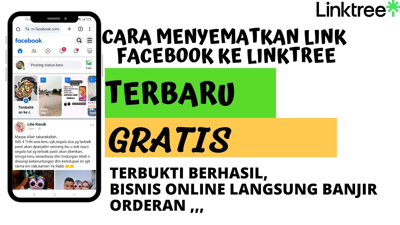 CARA MENYEMATKAN LINK FB KE LINKTREE GRATIS - YouTube