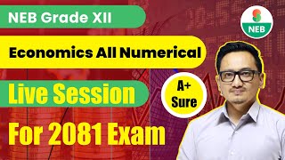#LiveNow Revision Class for NEB Class 12 Students (Economics All Numerical) by Raju Sir's! screenshot 5