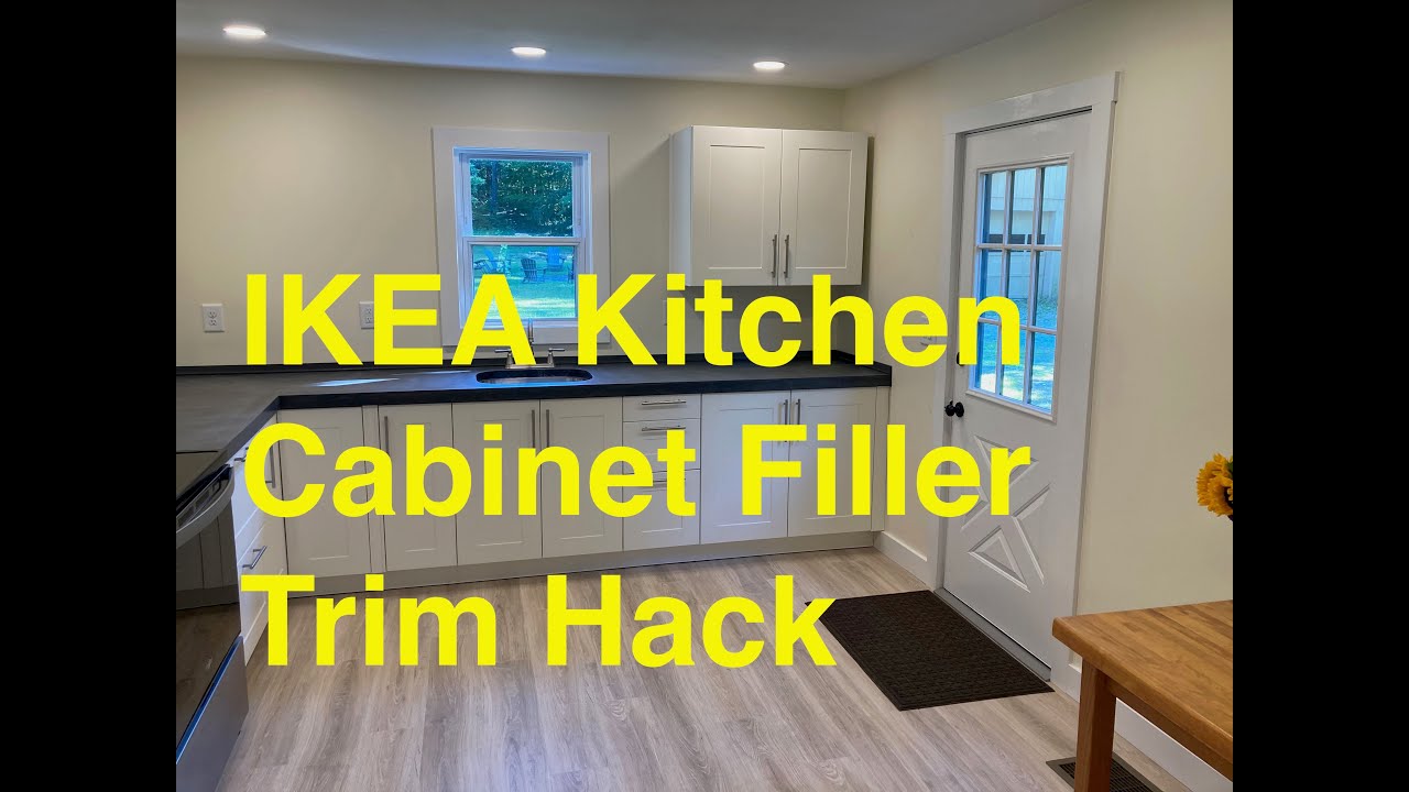 IKEA Kitchen Filler Trim Build Hack YouTube
