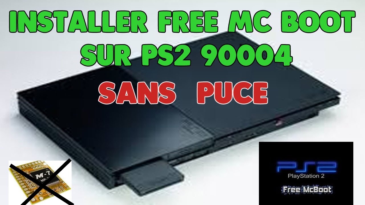 freemcboot ps2 slim 90004: comment  installer  sans  puce  et  configurer  pour  jouer aux  jeux