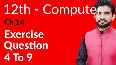 ICS Computer Part 2, Ch 14 - Exercise File handling In C Question 4 to 9 - Inter Part 2 Computer