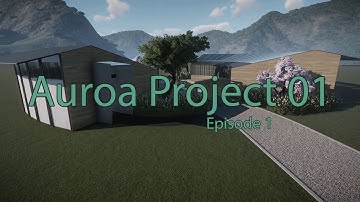 Auroa Project | Modern Entrance Building | Planet Zoo Speedbuild | EP1