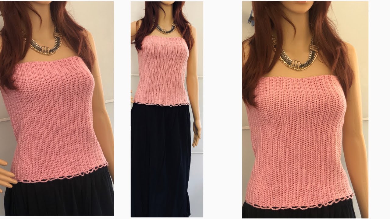 😱Súper Fácil Y Bonita Blusa Tejida A Crochet 💓