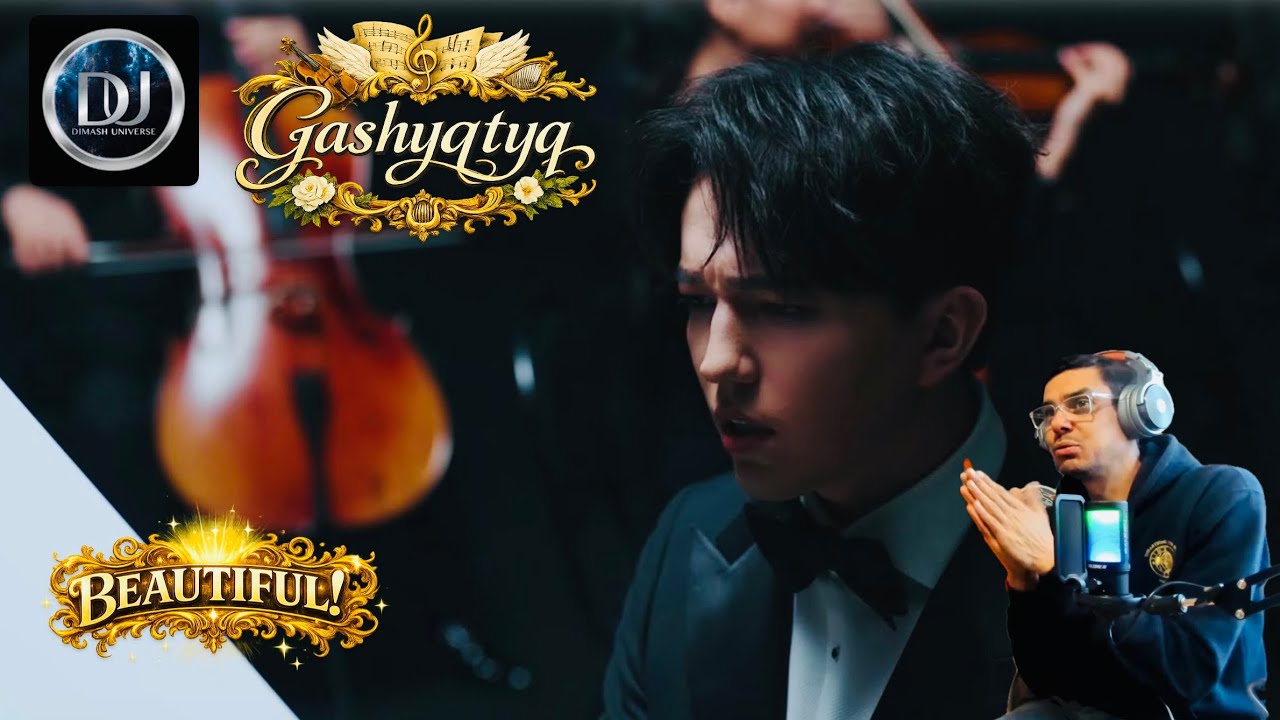 DIMASH - FIRST TIME HEARING - GASHYQTYQ - OFFICIAL MUSIC VIDEO | UK SINGER KEV REACTS
