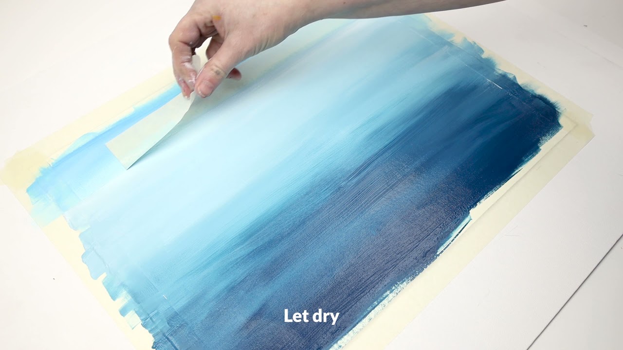 How to paint water ripples with acrylic paint YouTube