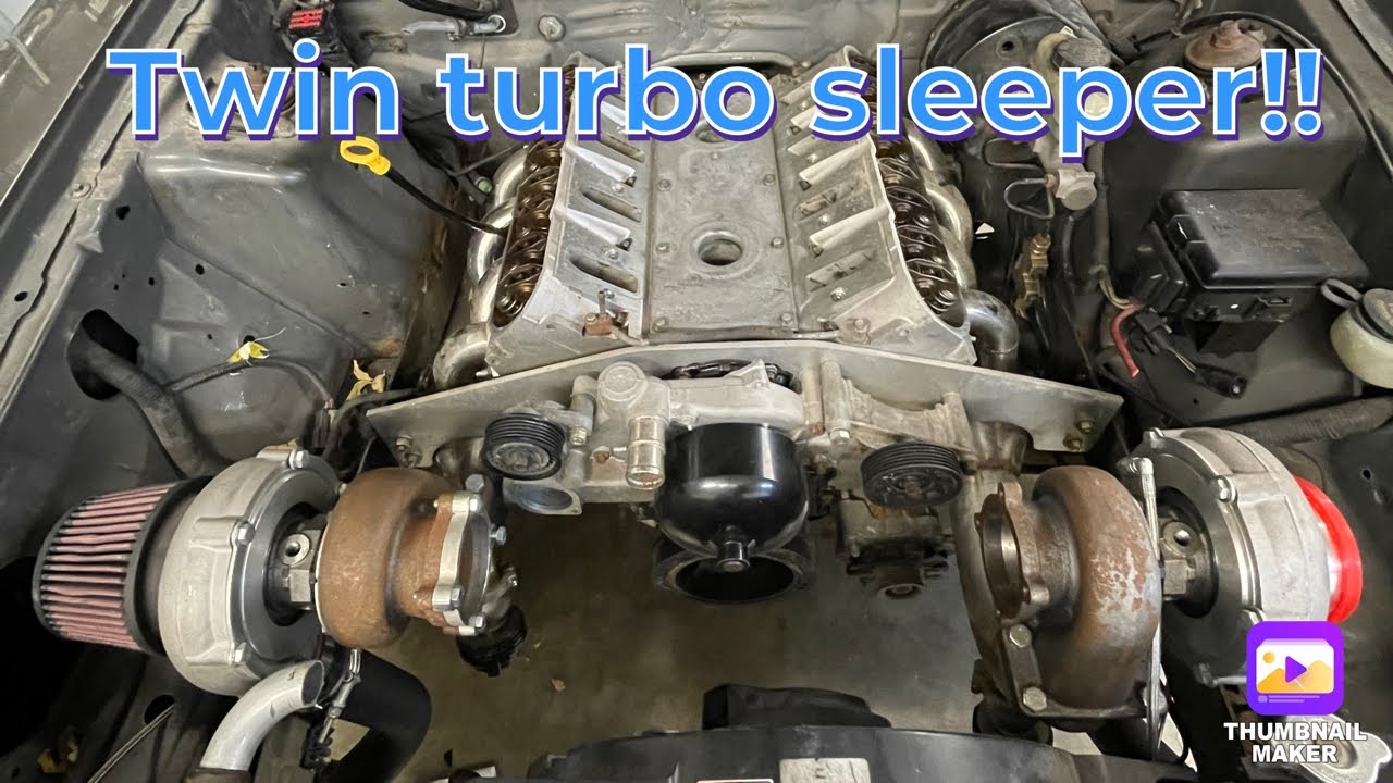 Pt 1 Twin turbo daily driver build! Cleaning up the engine bay!