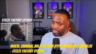 STEEZE FACTORY - Mak 10, Griminal, Nolay &amp; More | Steeze Factory Cypher (GRIME REACTION)