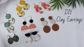 DIY Clay Earrings | Make Your Own Clay Earrings With These Easy Steps | Handmade Earrings