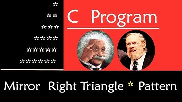 C Program to Print Mirror Right Triangle Star Pattern (July 2019)