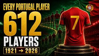 Every Portugal Player Ranked by International Caps (1921–2026) 🇵🇹