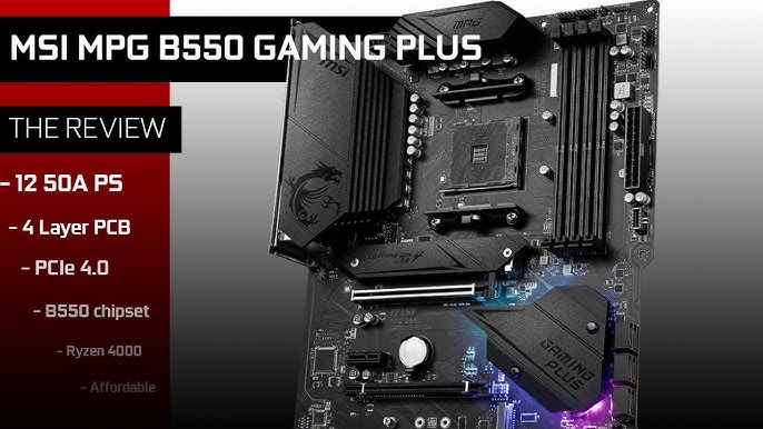 Unboxing Motherboard MSI MPG B550 Gaming Plus [Terabyte] 