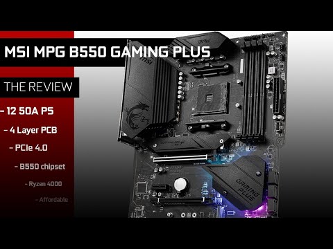 Carte Mère MSI MPG B550 Gaming Plus + Barrettes Mémoire DDR4 G.Skill Aegis  - 16 Go (2 x 8 Go), 3200 MHz, CL16, Rouge –