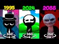 360° VR Incredibox Sprunki 1995 vs 2024 vs 2088 | Phase 4