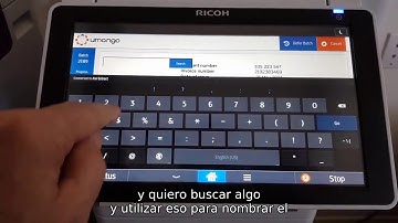 Umango: uso en impresoras multifuncionales y escáneres Ricoh