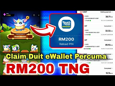 Viral !! dapat duit raya RM200 percuma masuk touch n go eWallet 2024