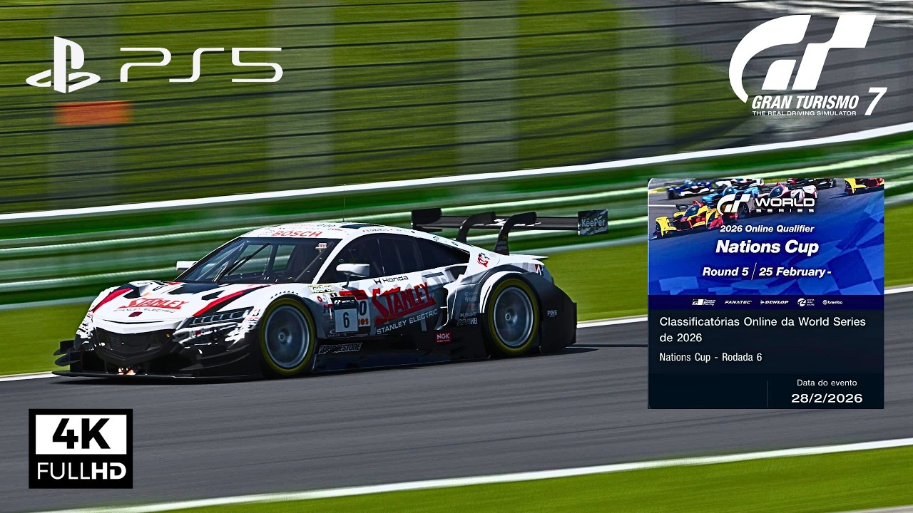 Gran Turismo 7 | World Series 2026 | Qualifier | Nations Cup | Rodada 6 | PS5 Gameplay 4k