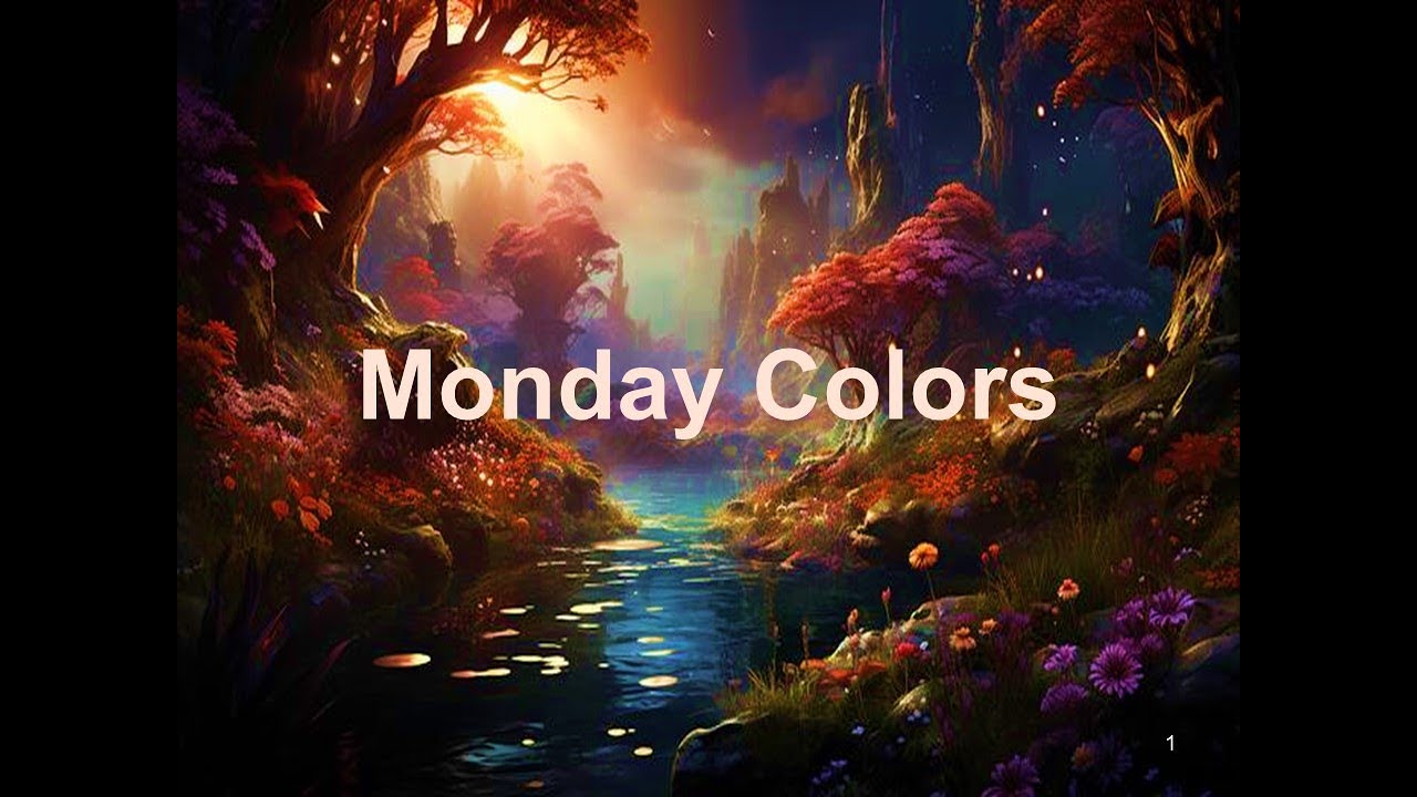 Kb1e. Monday Colors. - YouTube