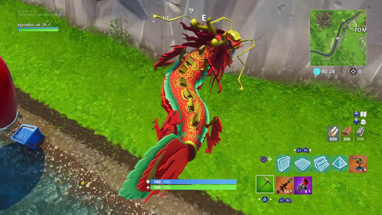 Fortnite Royale Dragon Glider Playground YouTube