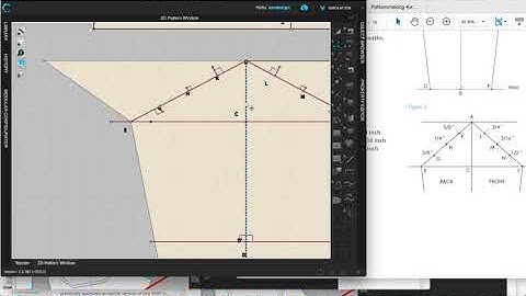 Drafting the Sleeve- Figure 3. How to draft the Sloper in CLO3D