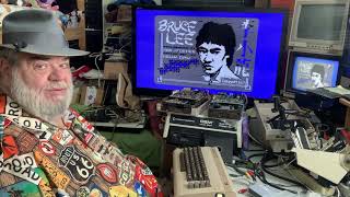 Commodore 64 BRUCE LEE GAME FROGGER DISASTER CORRUPTED DISK 5 1/4 C64 C-64 C128 Mode - Episode 3968