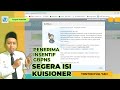 PENERIMA TUNJANGAN INSENTIF GBPNS CEK AKUN SEGERA ISI KUISIONER YAH