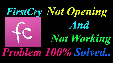 How to Fix FirstCry App  Not Opening  / Loading / Not Working Problem in Android Phone