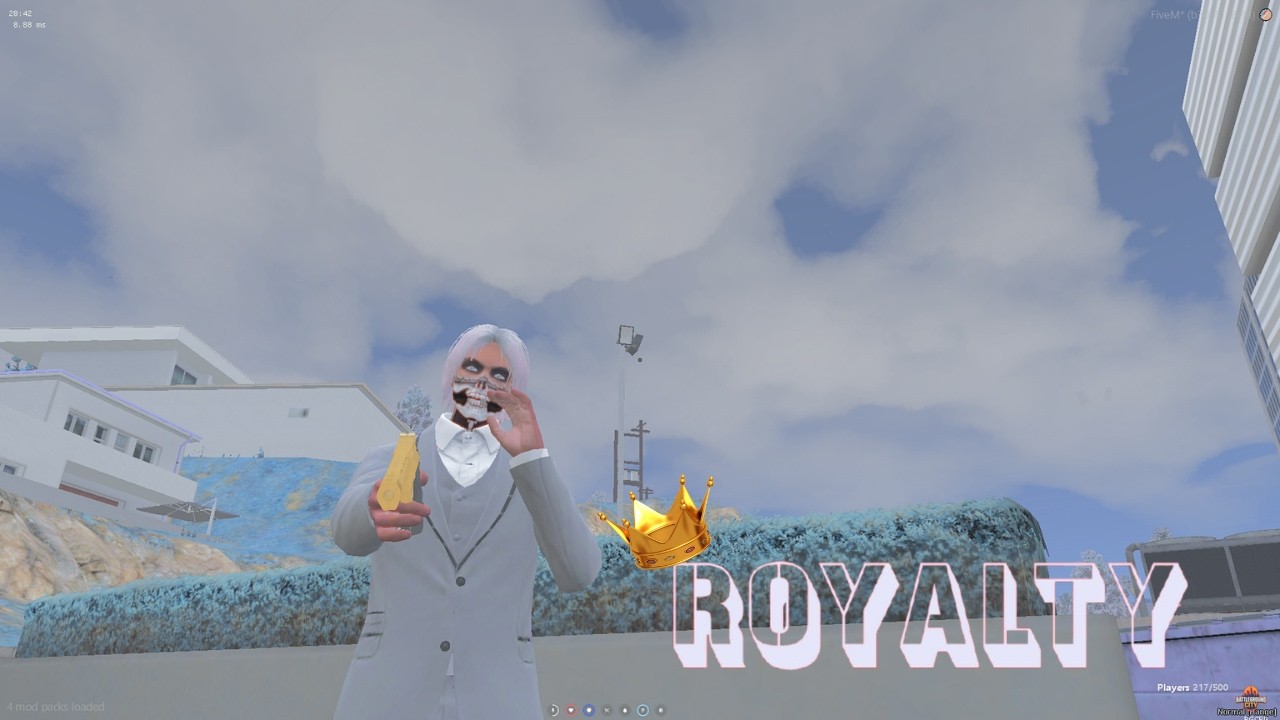 They'll be callin' me royalty