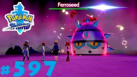 Pokemon Sword Shiny Dynamax Ferroseed Raid & Catch