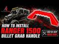 How to Install: Polaris Ranger XD 1500 Front Grab Handles | Thumper Fab