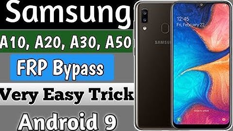 Samsung A10,A20,A30, A50, Android 9 FRP Unlock/FRP Bypass Google Account Remove Easy Trick 100%work
