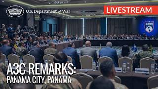 Secretary Hegseth Remarks at the Americas Counter Cartel Coalition Conference
Secretary of War Pete Hegseth speaks during an Americas Counter Cartel Coalition conference in Panama City, Aug. 12, 2026.
For more on the Department of War, visit: http://www.war.gov
Keep up with the Department of War on social media!
Like the DoW on Facebook: http://facebook.com/DeptofWar
Follow the DoW on Twitter: http://twitter.com/DeptofWar
Follow the DoW on Instagram: http://instagram.com/DeptofWar
Follow the DoW on LinkedIn: https://www.linkedin.com/company/DeptofWar Secretary Hegseth Remarks at the Americas Counter Cartel Coalition Conference