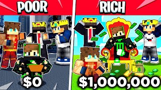 How I Became TRILLIONAIRE in this Youtubers Minecraft SMP...