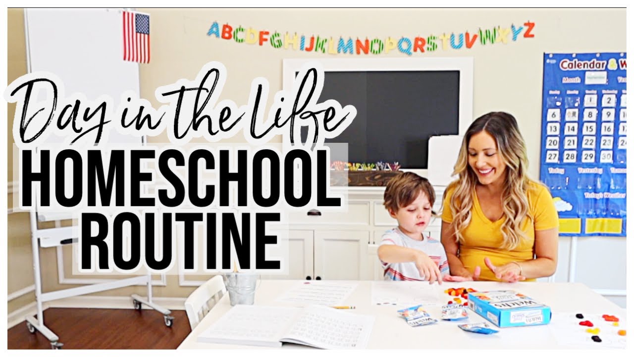 NEW FALL 2020 HOMESCHOOL ROUTINE! DAY IN THE LIFE OF A STAY AT HOME MOM @Brianna K